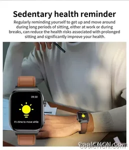 CoolWiz Health Blood Pressure ECG + PPG Monitor Smartwatch for Men — uric acid, blood fat, five organ monitoring, call capability, health tracker, compatible with iOS, suitable for outdoor sports and daily use - view 33