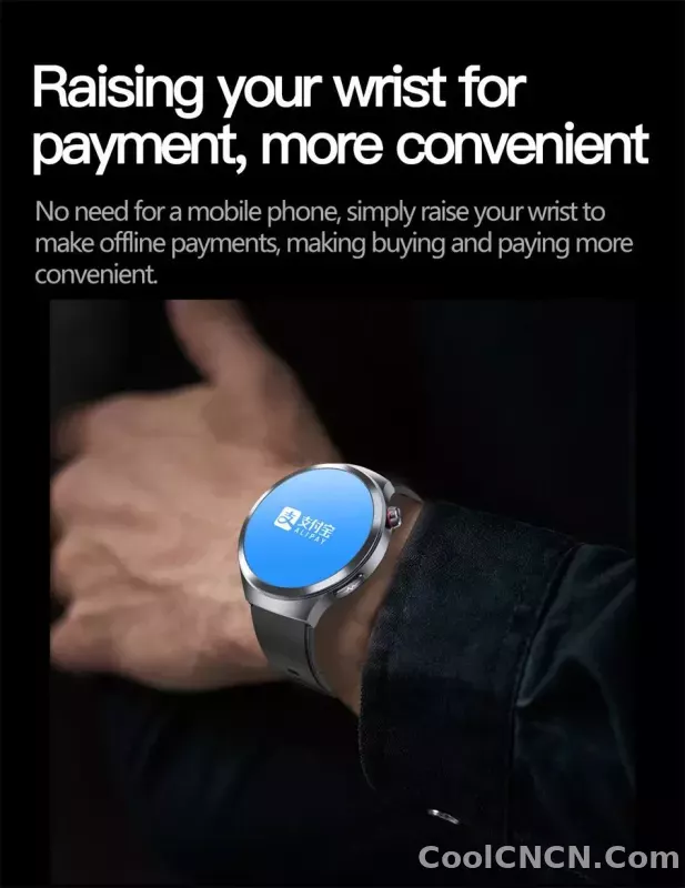 CoolWiz Smart Watch for Body Composition, Blood Pressure, NFC ECG + PPG, Body Temperature, Uric Acid, Lipids, Call Function; Waterproof Smart Watch for Men, suitable for outdoor sports and daily use - detail