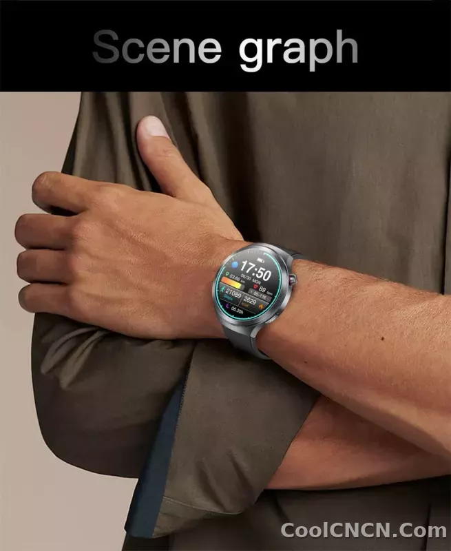 CoolWiz Smart Watch for Body Composition, Blood Pressure, NFC ECG + PPG, Body Temperature, Uric Acid, Lipids, Call Function; Waterproof Smart Watch for Men, suitable for outdoor sports and daily use - detail