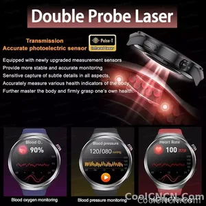 CoolWiz Smart Watch for Body Composition, Blood Pressure, NFC ECG + PPG, Body Temperature, Uric Acid, Lipids, Call Function; Waterproof Smart Watch for Men, suitable for outdoor sports and daily use - view 6