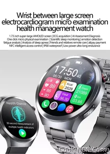 CoolWiz Smart Watch for Body Composition, Blood Pressure, NFC ECG + PPG, Body Temperature, Uric Acid, Lipids, Call Function; Waterproof Smart Watch for Men, suitable for outdoor sports and daily use - view 11