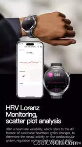 CoolWiz Smart Watch for Body Composition, Blood Pressure, NFC ECG + PPG, Body Temperature, Uric Acid, Lipids, Call Function; Waterproof Smart Watch for Men, suitable for outdoor sports and daily use - view 18