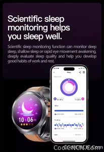 CoolWiz Smart Watch for Body Composition, Blood Pressure, NFC ECG + PPG, Body Temperature, Uric Acid, Lipids, Call Function; Waterproof Smart Watch for Men, suitable for outdoor sports and daily use - view 25
