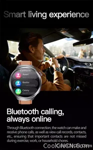 CoolWiz Smart Watch for Body Composition, Blood Pressure, NFC ECG + PPG, Body Temperature, Uric Acid, Lipids, Call Function; Waterproof Smart Watch for Men, suitable for outdoor sports and daily use - view 27