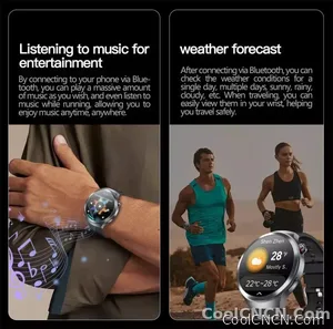 CoolWiz Smart Watch for Body Composition, Blood Pressure, NFC ECG + PPG, Body Temperature, Uric Acid, Lipids, Call Function; Waterproof Smart Watch for Men, suitable for outdoor sports and daily use - view 32