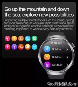 CoolWiz Smart Watch for Body Composition, Blood Pressure, NFC ECG + PPG, Body Temperature, Uric Acid, Lipids, Call Function; Waterproof Smart Watch for Men, suitable for outdoor sports and daily use - view 34