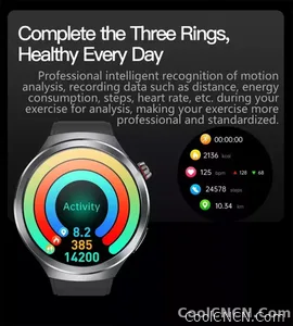CoolWiz Smart Watch for Body Composition, Blood Pressure, NFC ECG + PPG, Body Temperature, Uric Acid, Lipids, Call Function; Waterproof Smart Watch for Men, suitable for outdoor sports and daily use - view 35