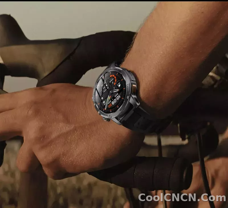 CoolWiz Original T Rex 3 Ultra Military GPS smartwatch with trajectory tracking and compass, 1000 mAh battery, 5 ATM water resistance; smart sports watch for men and women, suitable for outdoor sports and everyday use - detail