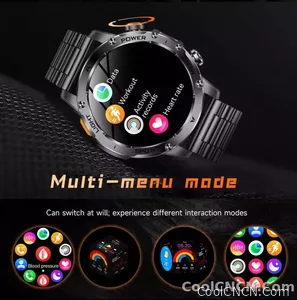 CoolWiz Original T Rex 3 Ultra Military GPS smartwatch with trajectory tracking and compass, 1000 mAh battery, 5 ATM water resistance; smart sports watch for men and women, suitable for outdoor sports and everyday use - view 22