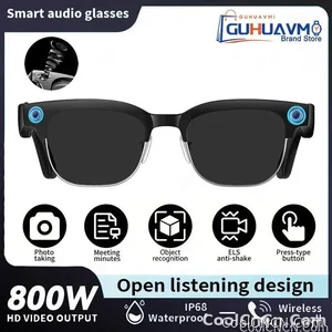 CoolWiz New AI Smart Glasses — 120+ Language Translations, 8MP Camera, 8K Resolution, Video & Music Playback, Business Calls, Color‑Changing Lenses, for Men, suitable for outdoor sports and everyday use - view 8