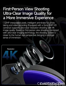 CoolWiz New AI Smart Glasses — 120+ Language Translations, 8MP Camera, 8K Resolution, Video & Music Playback, Business Calls, Color‑Changing Lenses, for Men, suitable for outdoor sports and everyday use - view 14