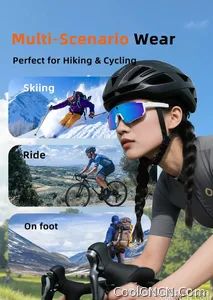 CoolWiz WiFi smart 8MP camera glasses for men, 1080p HD video recording, 32GB storage, polarized sunglasses with AI voice dialogue translation, suitable for sports and outdoor daily use - view 21