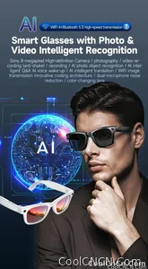 CoolWiz Camera HD Pixel 800W New 32GB Smart Glasses for Women — Photo Capture & Video Recording, AI Translation, Waterproof AI Glasses for Men, suitable for outdoor sports and daily use - view 11