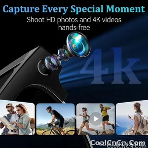 CoolWiz AI Smart Glasses 4K HD with Color Change, 8MP Camera, 1080p Video, AI Music Player, AI Calls, AI Sports Glasses for Men, for Outdoor Sports and Everyday Use - view 3