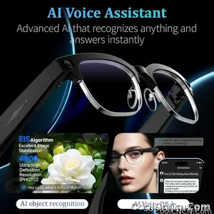 CoolWiz AI Smart Glasses 4K HD with Color Change, 8MP Camera, 1080p Video, AI Music Player, AI Calls, AI Sports Glasses for Men, for Outdoor Sports and Everyday Use - view 4