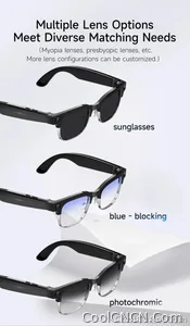 CoolWiz AI Smart Glasses 4K HD with Color Change, 8MP Camera, 1080p Video, AI Music Player, AI Calls, AI Sports Glasses for Men, for Outdoor Sports and Everyday Use - view 31