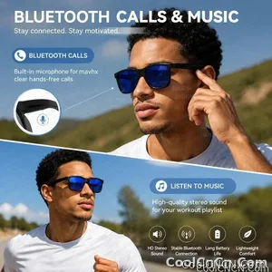 CoolWiz Cermin Mata Pintar Bluetooth 4 Tahap Elektrochromic AI Baharu ChatGPT 164+Terjemahan Bahasa Muzik Panggilan Bebas Tangan Cermin Mata Hitam Untuk Sukan Luar Penggunaan Harian - view 6