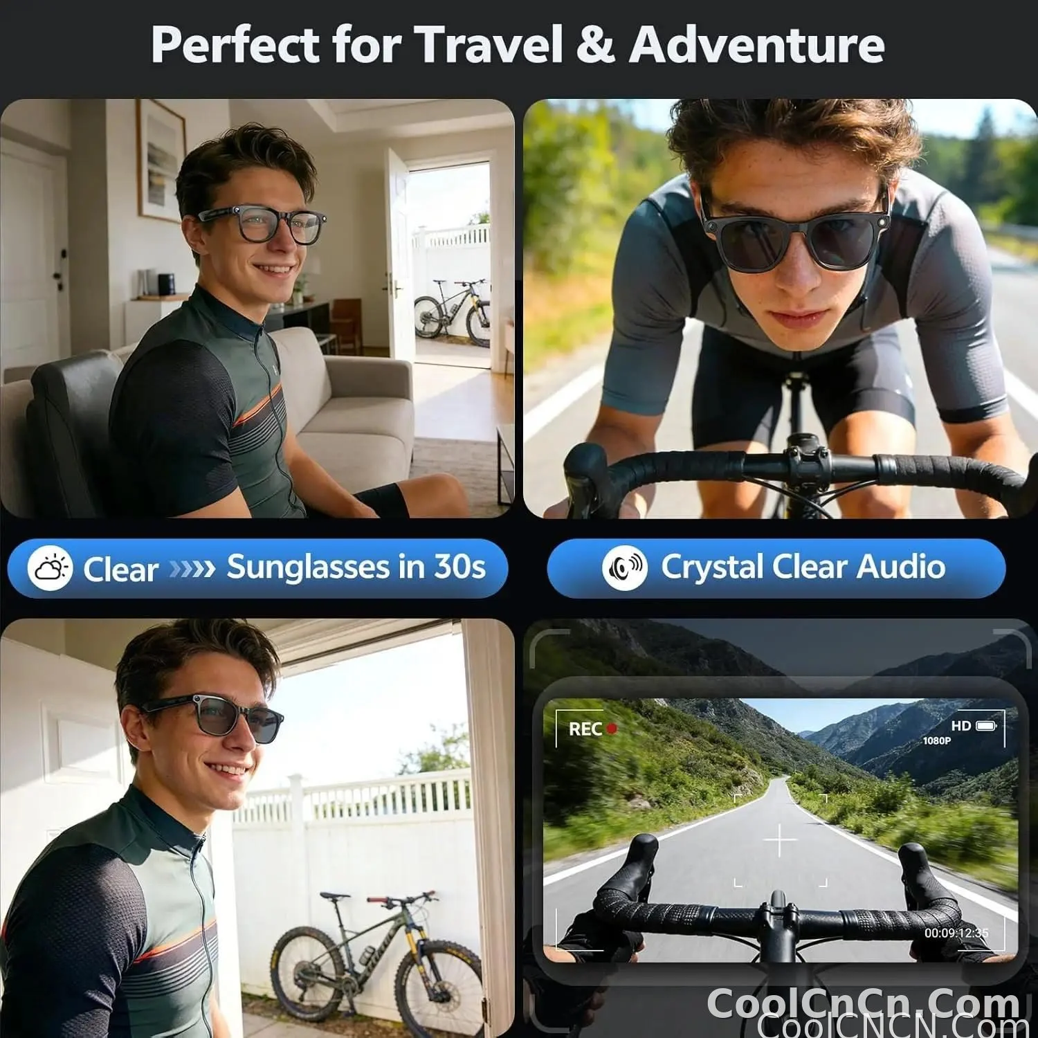 2026 New POV 800W Pixel 4K HD Trave Business Smart Glasses Men&Women 100+Language Translation 1080P Video Chatgpt Sunglasses IOS - detail