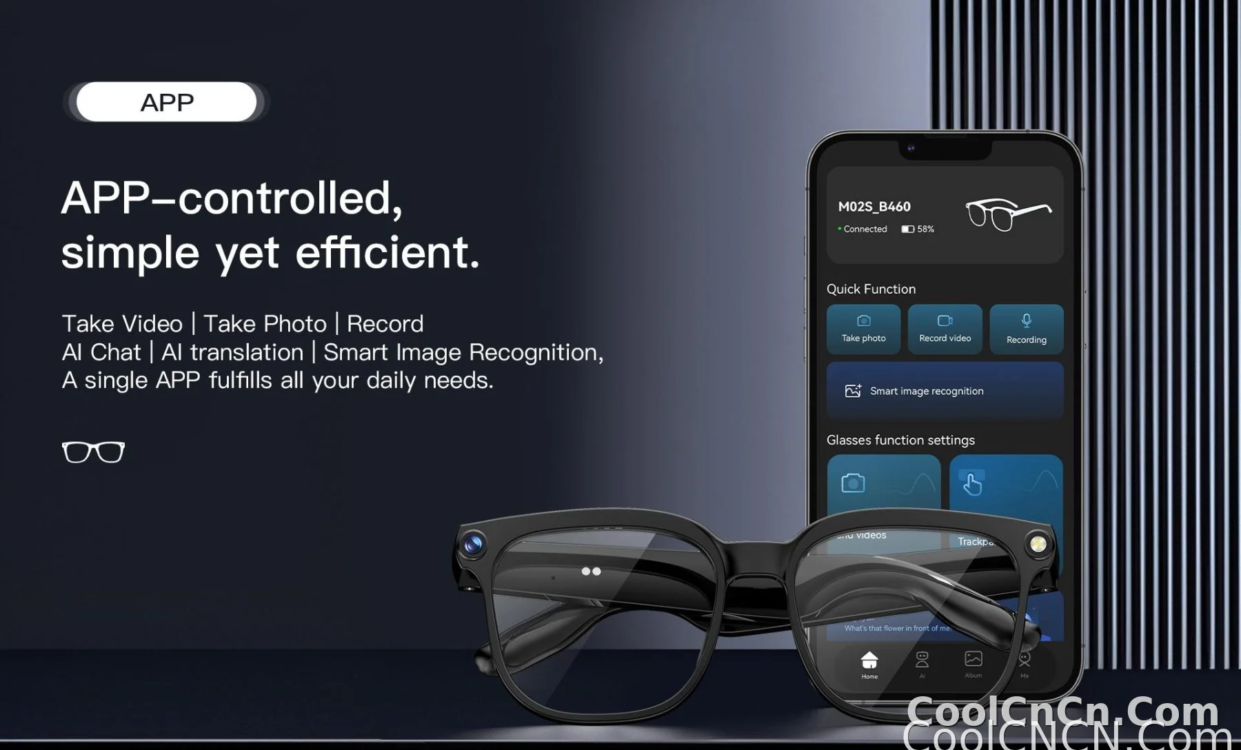 2026 New POV 800W Pixel 4K HD Trave Business Smart Glasses Men&Women 100+Language Translation 1080P Video Chatgpt Sunglasses IOS - detail