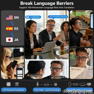 2026 New POV 800W Pixel 4K HD Trave Business Smart Glasses Men&Women 100+Language Translation 1080P Video Chatgpt Sunglasses IOS - view 5