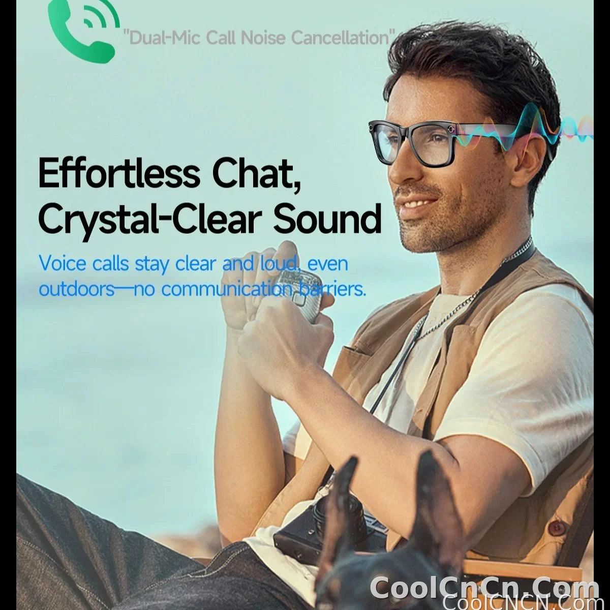 New Upgrade Smart Glasees With Camera Video Recording Languages Bluetooth Call Translation Voice Sunglasses - detail
