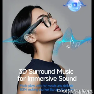 New Upgrade Smart Glasees With Camera Video Recording Languages Bluetooth Call Translation Voice Sunglasses - view 6
