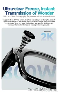 New Upgrade Smart Glasees With Camera Video Recording Languages Bluetooth Call Translation Voice Sunglasses - view 12