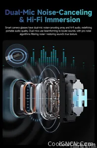 New Upgrade Smart Glasees With Camera Video Recording Languages Bluetooth Call Translation Voice Sunglasses - view 24