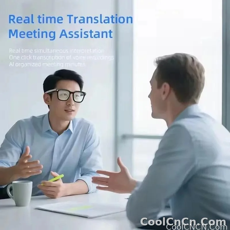 New 2026 Intelligent AI glasses shoot glasses take pictures and read pictures and record real-time translation of call music - detail