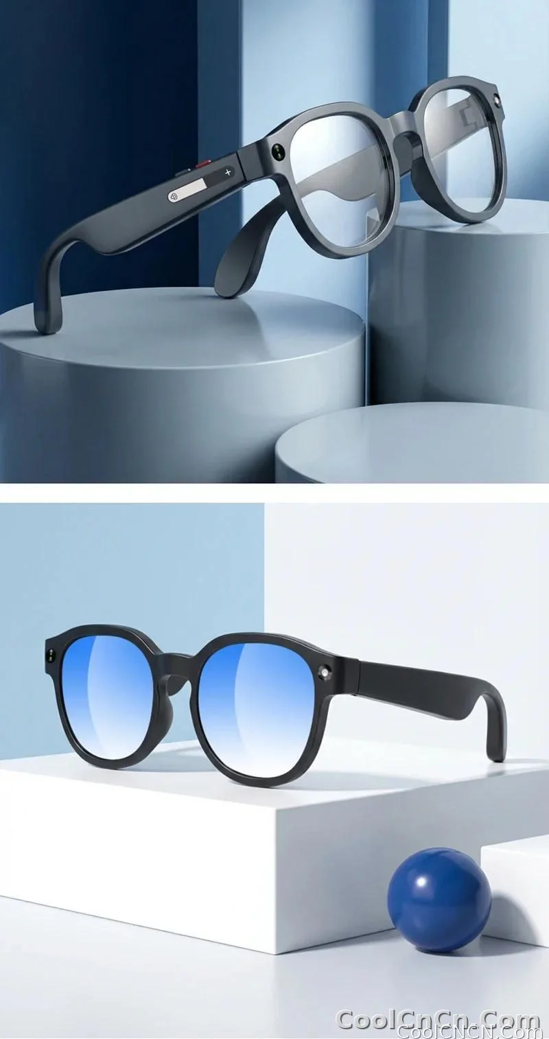 New 2026 Intelligent AI glasses shoot glasses take pictures and read pictures and record real-time translation of call music - detail