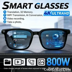 New 2026 Intelligent AI glasses shoot glasses take pictures and read pictures and record real-time translation of call music - view 4