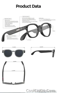 New 2026 Intelligent AI glasses shoot glasses take pictures and read pictures and record real-time translation of call music - view 14