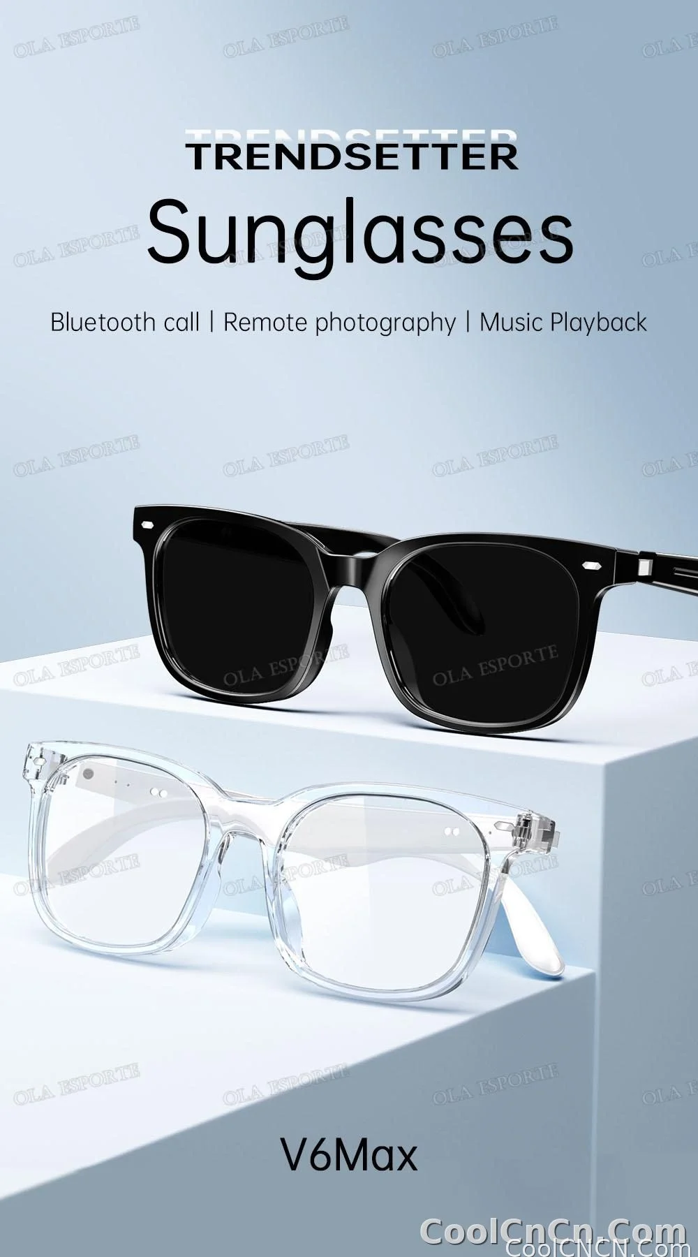 2026 New AI Smart Glasses Sunscreen Sunglasses Bluetooth Calling Music Player Camera Control UV Protection Glasses For Men Women - detail