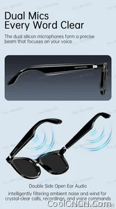 2026 New AI Smart Glasses Sunscreen Sunglasses Bluetooth Calling Music Player Camera Control UV Protection Glasses For Men Women - view 17