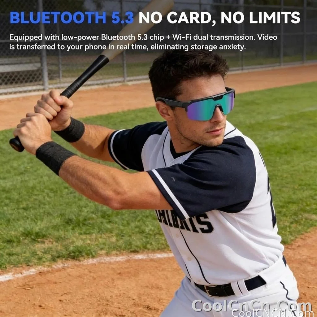 2026 New AI Smart Sports Glasses with 1200P Camera 4k Anti-Shake AI Voice Translator Bluetooth Call Dual Mic Audio Sunglasses - detail