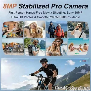 New 2026 AI Smart Glasses 1080P Camera Video Recorder Open Ear Bluetooth Audio Voice Control WiFi Sync Sports Glasses Men Use HD - view 6
