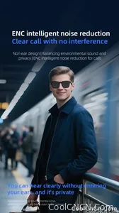 V03 Smart Glasses Camera Control Bluetooth Call Music Control Open Listening Design Polarized Lenses Smart Sunglasses - view 20