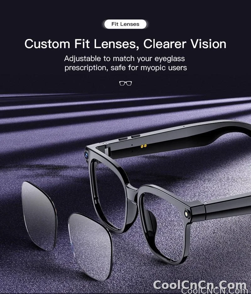 2026New 800W Pixel 4K HD Camera Smart Glasses AI Translation ChatGPT Music Play Voice Dual Microphone BT Call Sunglass Men Woman - detail