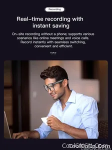 2026New 800W Pixel 4K HD Camera Smart Glasses AI Translation ChatGPT Music Play Voice Dual Microphone BT Call Sunglass Men Woman - view 15