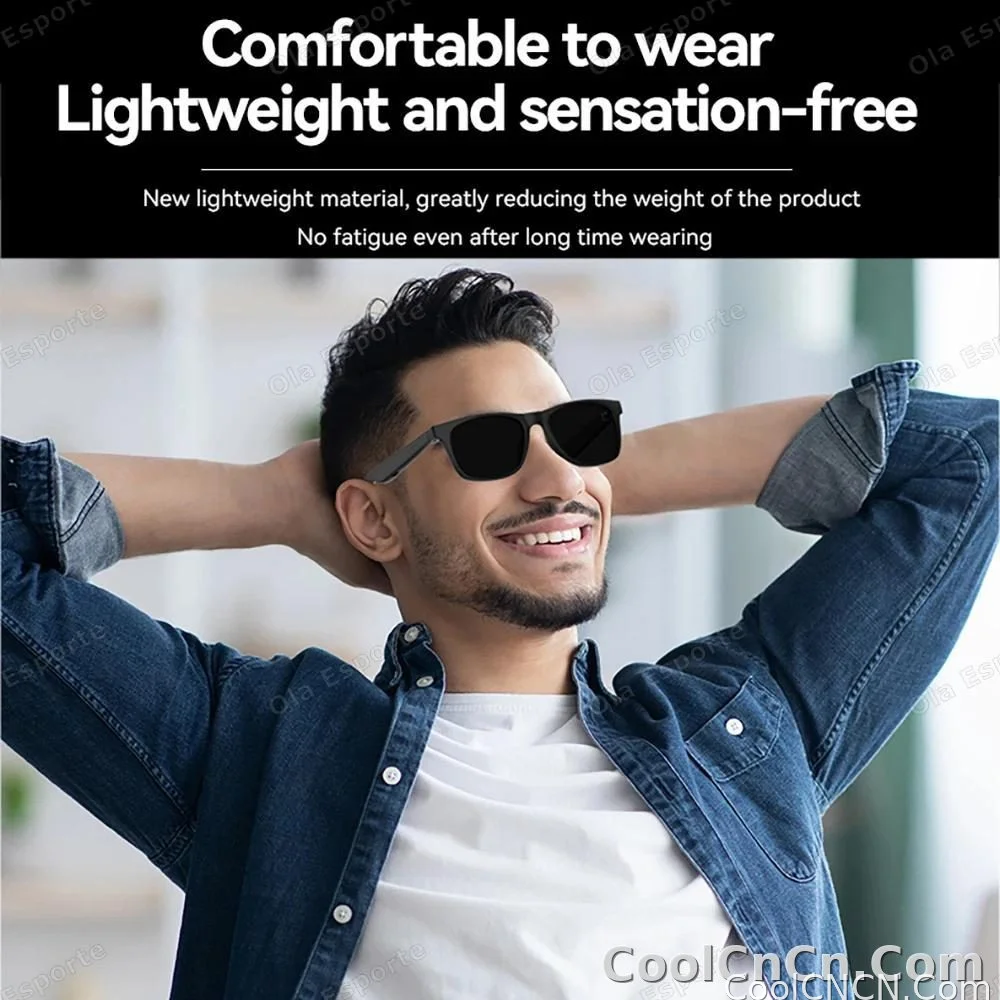 2026 Smart Glasses AI Voice Intelligent Bluetooth Call Music Playback Glasses Touch Headset UV Protection Sunglasses Man Women - detail