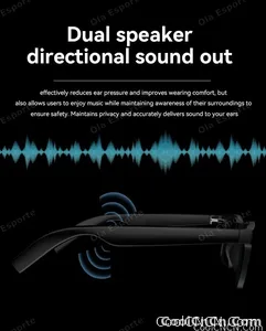 2026 Smart Glasses AI Voice Intelligent Bluetooth Call Music Playback Glasses Touch Headset UV Protection Sunglasses Man Women - view 17