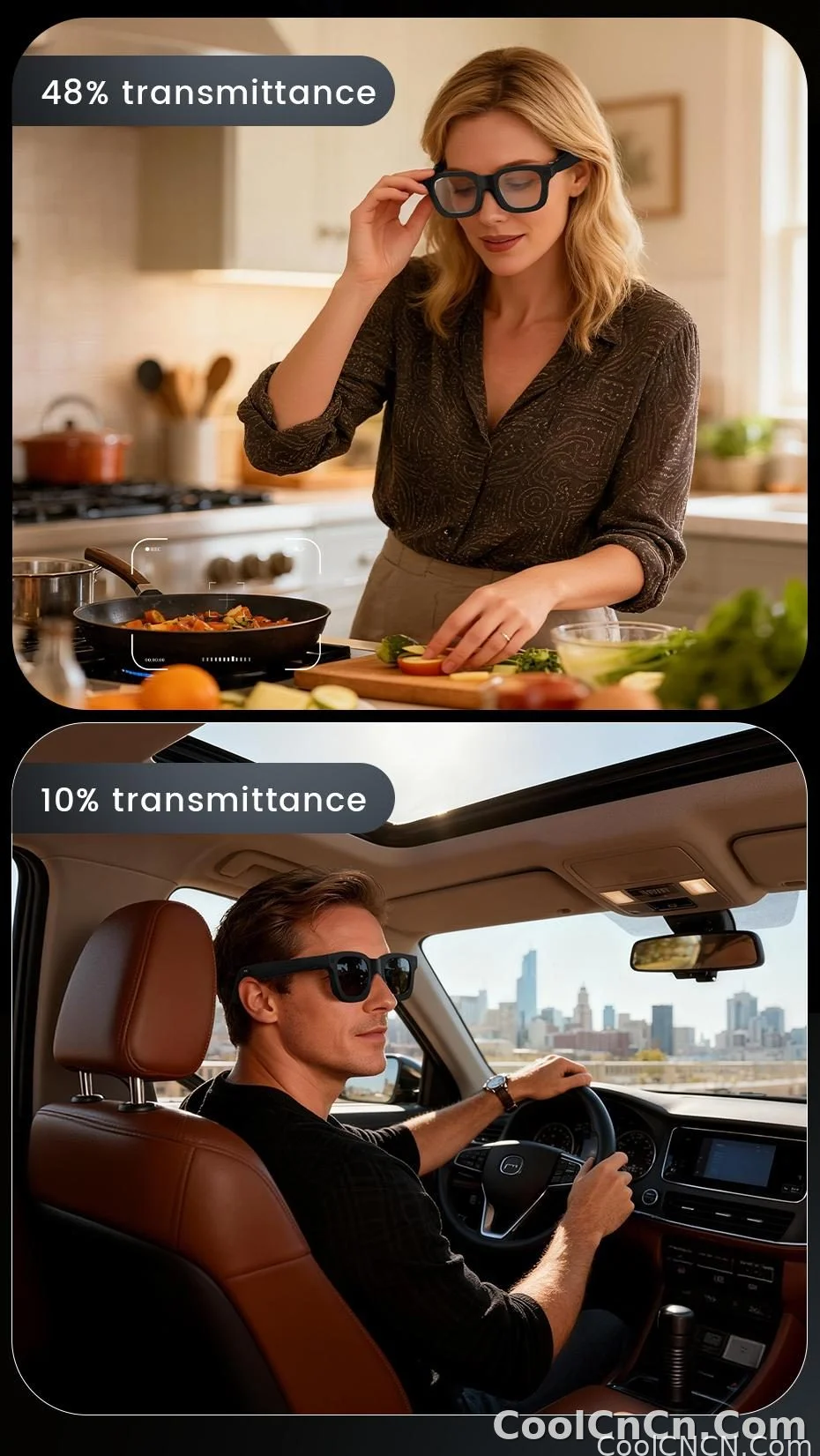 2026 New AI SmartGlasses 800W Camera Touch-sensitive AI Translation 320mah AI Photo Recognition 32 GB Storage Smart Sunglasses - detail