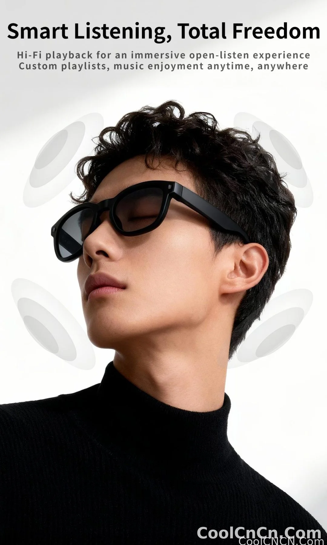 AI Smart Glasses 8MP HD Camera Video Recording AI Translation Voice Assistant TR90 Ultralight Bluetooth Call Music Smart Eyewear - detail
