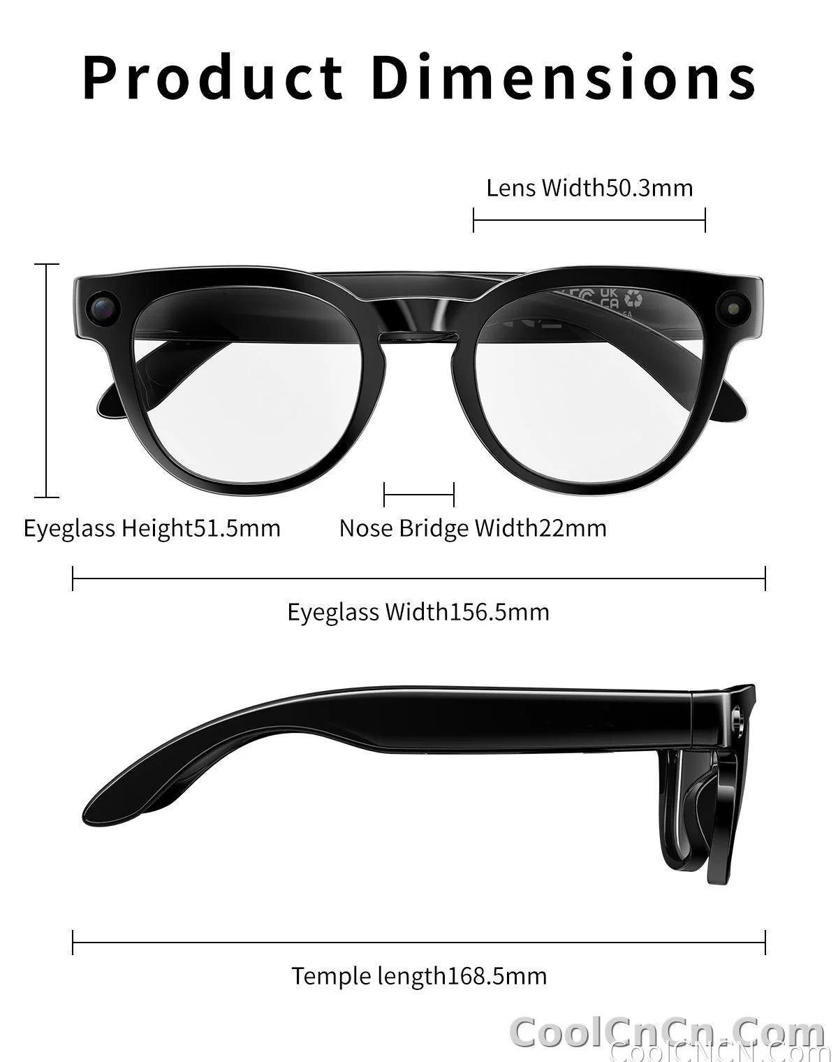 AI Smart Glasses 8MP HD Camera Video Recording AI Translation Voice Assistant TR90 Ultralight Bluetooth Call Music Smart Eyewear - detail