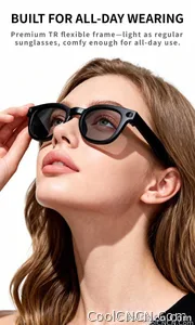 AI Smart Glasses 8MP HD Camera Video Recording AI Translation Voice Assistant TR90 Ultralight Bluetooth Call Music Smart Eyewear - view 10
