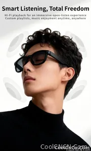 AI Smart Glasses 8MP HD Camera Video Recording AI Translation Voice Assistant TR90 Ultralight Bluetooth Call Music Smart Eyewear - view 14