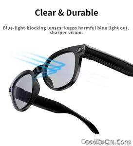 AI Smart Glasses 8MP HD Camera Video Recording AI Translation Voice Assistant TR90 Ultralight Bluetooth Call Music Smart Eyewear - view 19