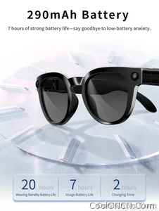 AI Smart Glasses 8MP HD Camera Video Recording AI Translation Voice Assistant TR90 Ultralight Bluetooth Call Music Smart Eyewear - view 21