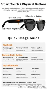 AI Smart Glasses 8MP HD Camera Video Recording AI Translation Voice Assistant TR90 Ultralight Bluetooth Call Music Smart Eyewear - view 24