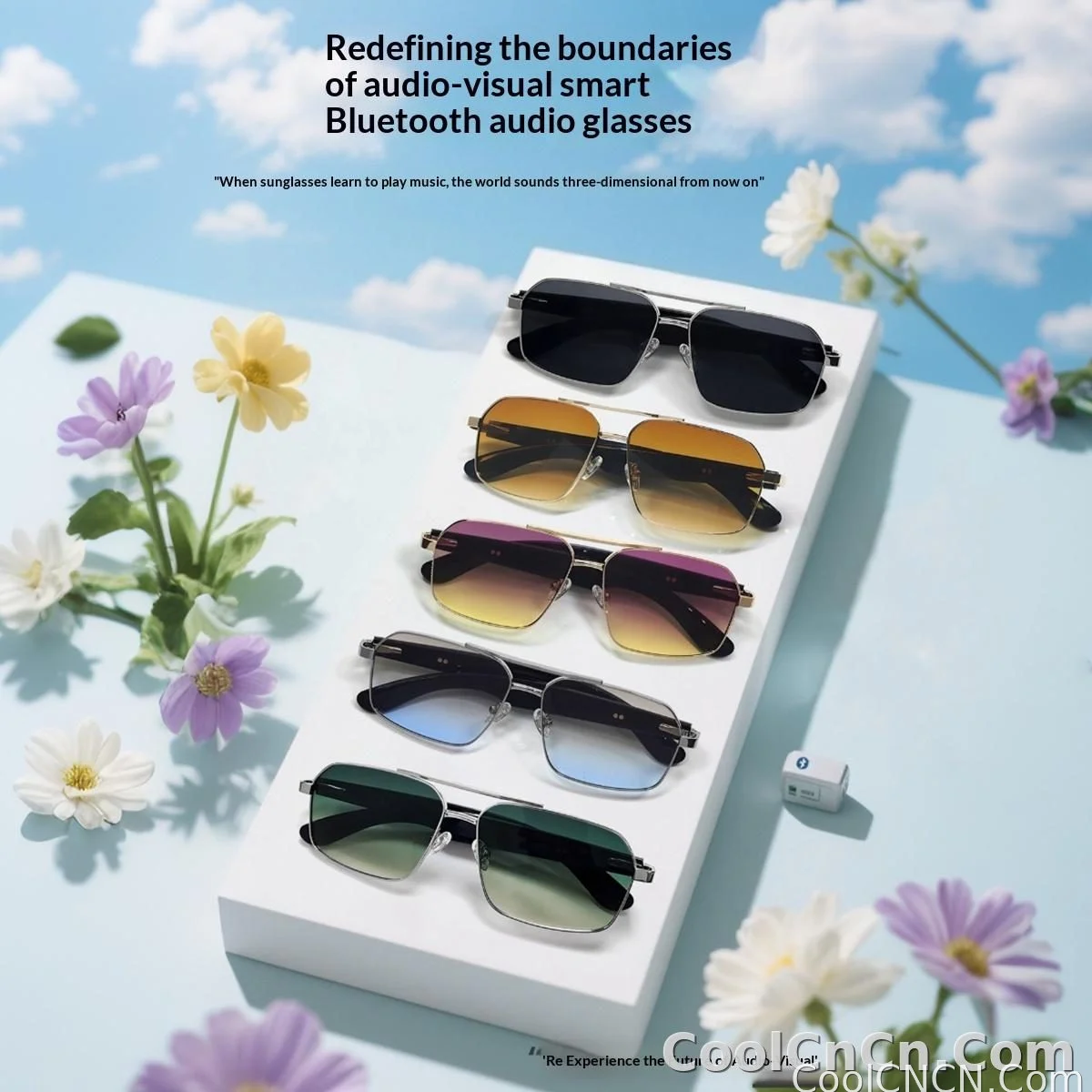 Smart Glasses Real Time Translation Wireless Bluetooth Touch Call Sports For Men Music Smart Glasses With Translator - detail